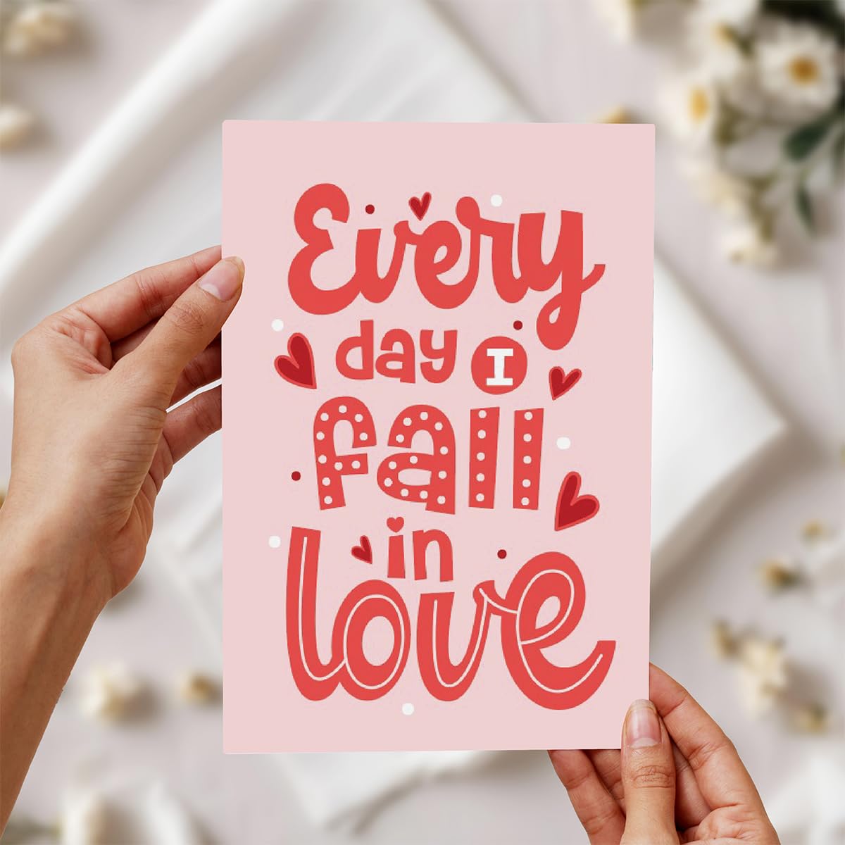Oye Happy – Awww-dorable Mirror Card | Romantic Surprise Greeting Card with Mirror | Cute Love Card for Partner, Husband, Wife, Girlfriend & Boyfriend | 12.5 x 17.5 cm