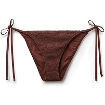 CALZEDONIA Womans String Swimsuit Bottoms Crinkle Waves