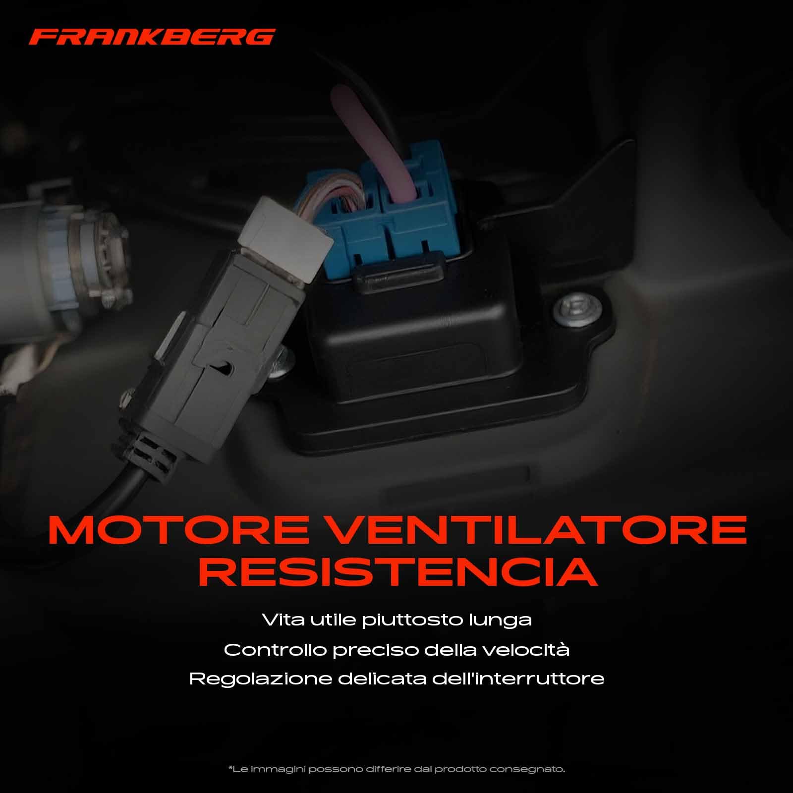 Frankberg Resistencia calefactora Regulador del ventilador Compatibile con A4 Avant 8K5 A4 8K2 A4 Allroad 8KH A5 8T3 A5 Sportback 8TA Replace# 8K0820521B