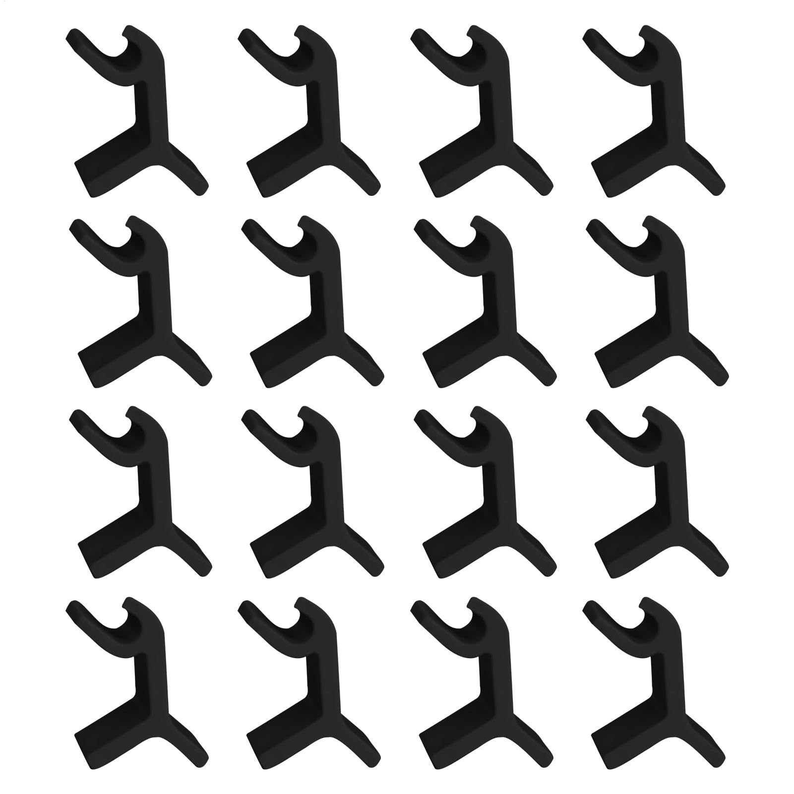 Backblech-Stapler, Keks-Backblech-Stapelklammern, Schicht-Backblech-Stapel, platzsparend, einfach zu bedienen, Schwarz/Blau, 16 Stück für Küchenhelfer