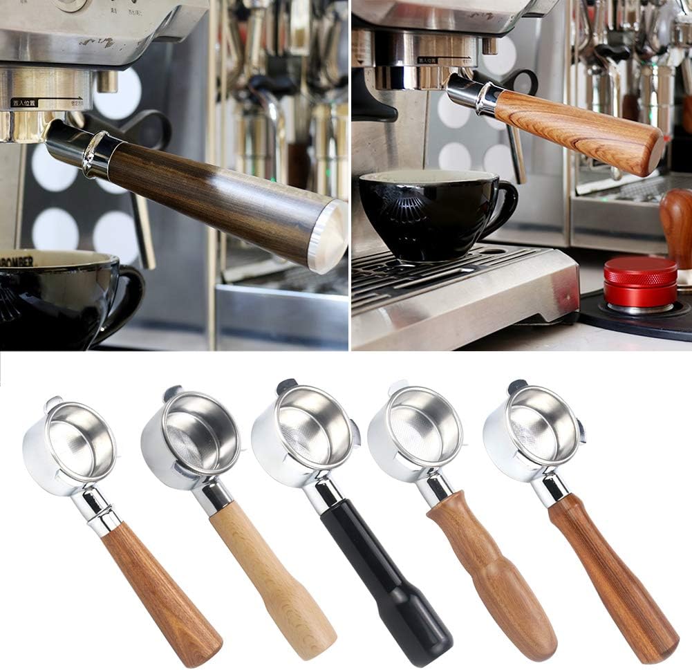 54mm Bottomless Portafilter Compatible with Breville 880 870 850, Stainless Steel Reusable Coffee Replacement Filter Basket Coffee Machine Accessories: Home & Kitchen