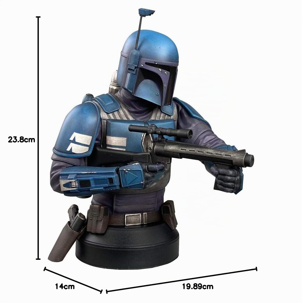 Gentle Giant Diamond Star Wars Mandalorian - Deathwatch Bust (18cm) (Feb218599)