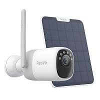 Reolink Altas, Telecamera WiFi Esterno Senza Fili 2K con Pannello Solare