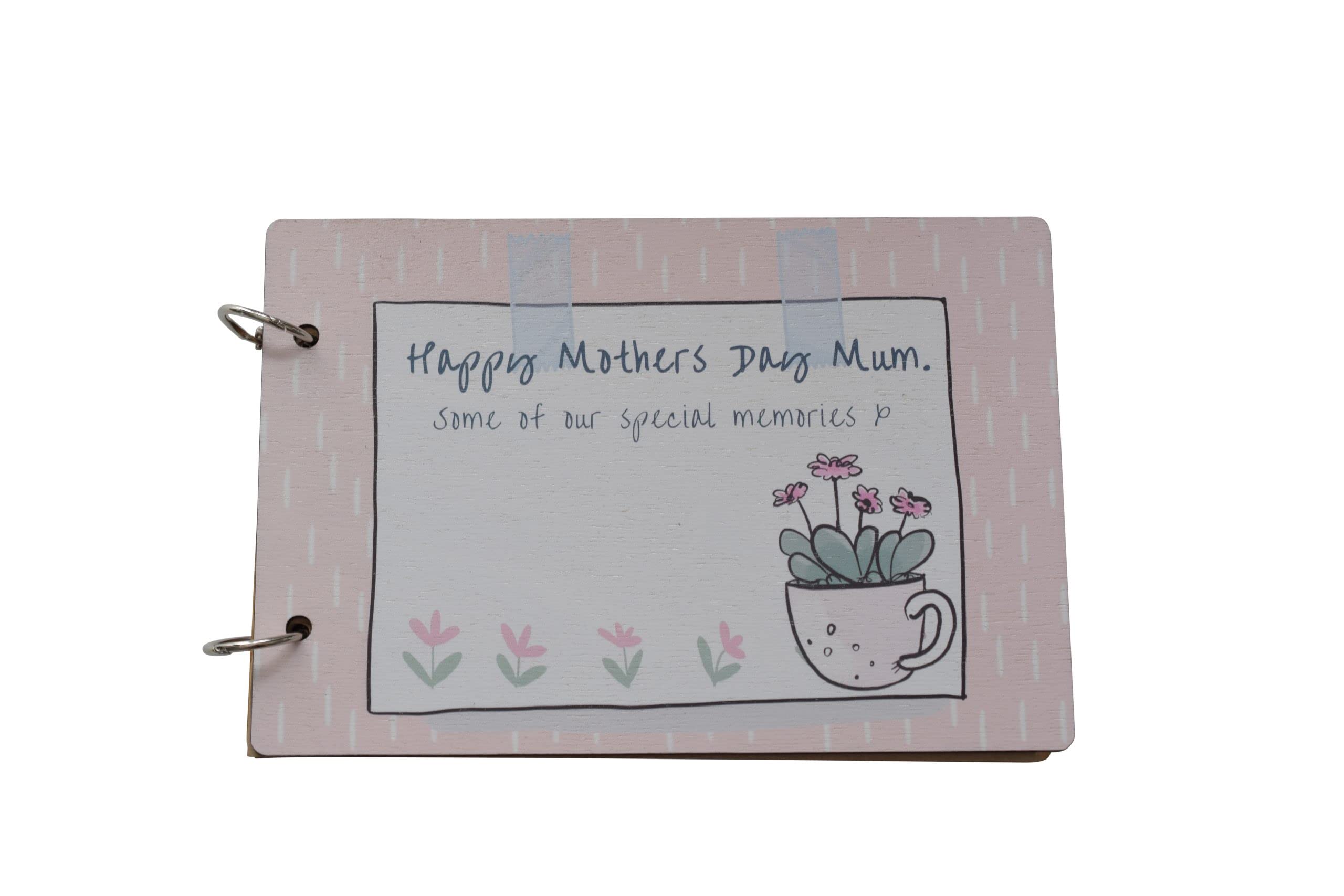 Happy Mothers Day Mum - Cute Floral Gift for Mum (Scrap-mothersday)