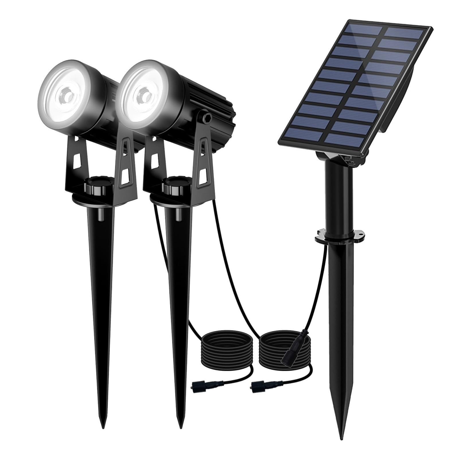 Focos solares LED 3000K/6000K/RGB Luz LED Solar Foco Solar For Exteriores Luz Solar For Jardín Luz Solar For Exteriores IP65 Luz De Energía Solar Impermeable Luz De Pared El ahorro de energía ( Color