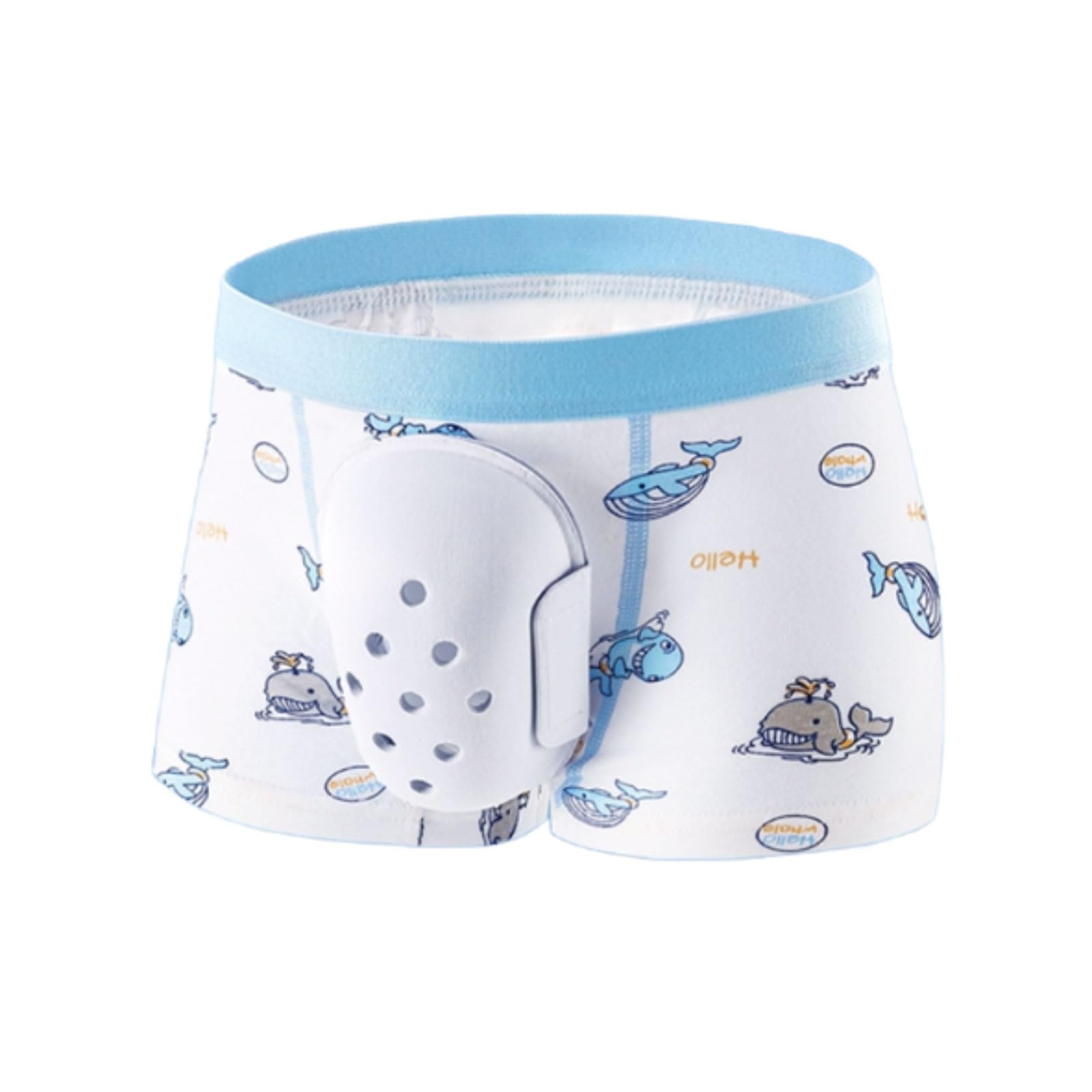 Männerunterwäsche Boxershorts Schutzhülle Anti-Reibung Spezielle Kinderhöschen nach der Beschneidung Baumwoll-Cartoon-Beschneidungsunterwäsche für den Heimgebrauch