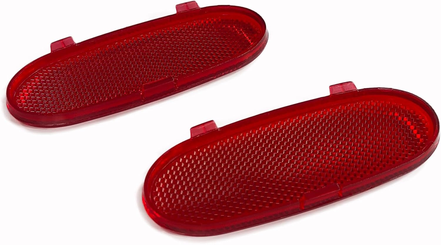Ram Front Door Red Reflector Light Lamp Panel Interior Inside for Dodge Ram 1500 2002-2008/Ram 2500/3500 2003-2009/Dodge Durango 2004-2009