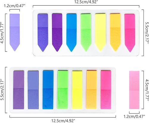 Miniatura 3 de 560 marcadores de página, pestañas adhesivas de índice de anotación de libros, notas de marcador de notas pequeñas de índice emergentes, pestañas de