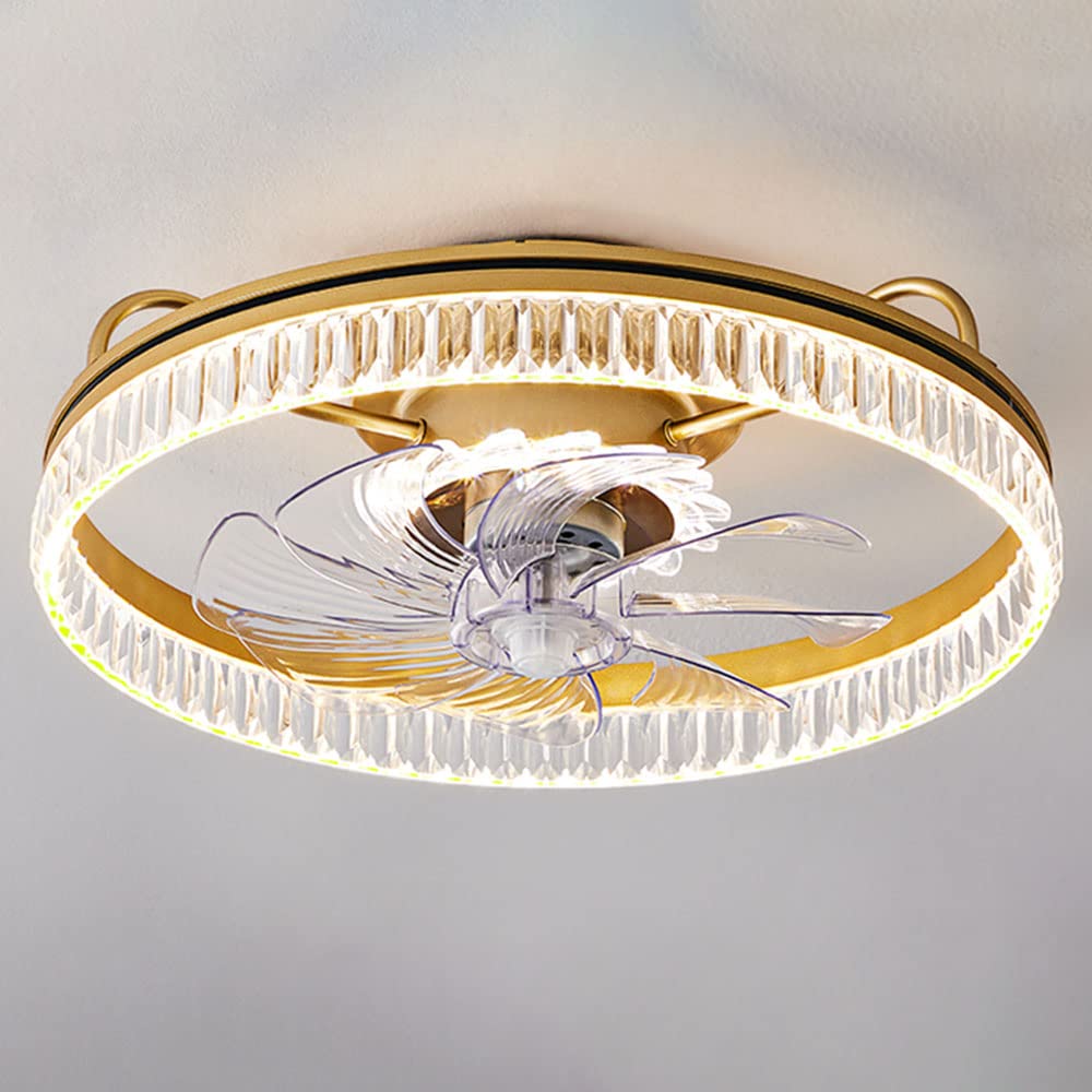 Plafonnier avec ventilateur créatif pour un salon moderne et frais