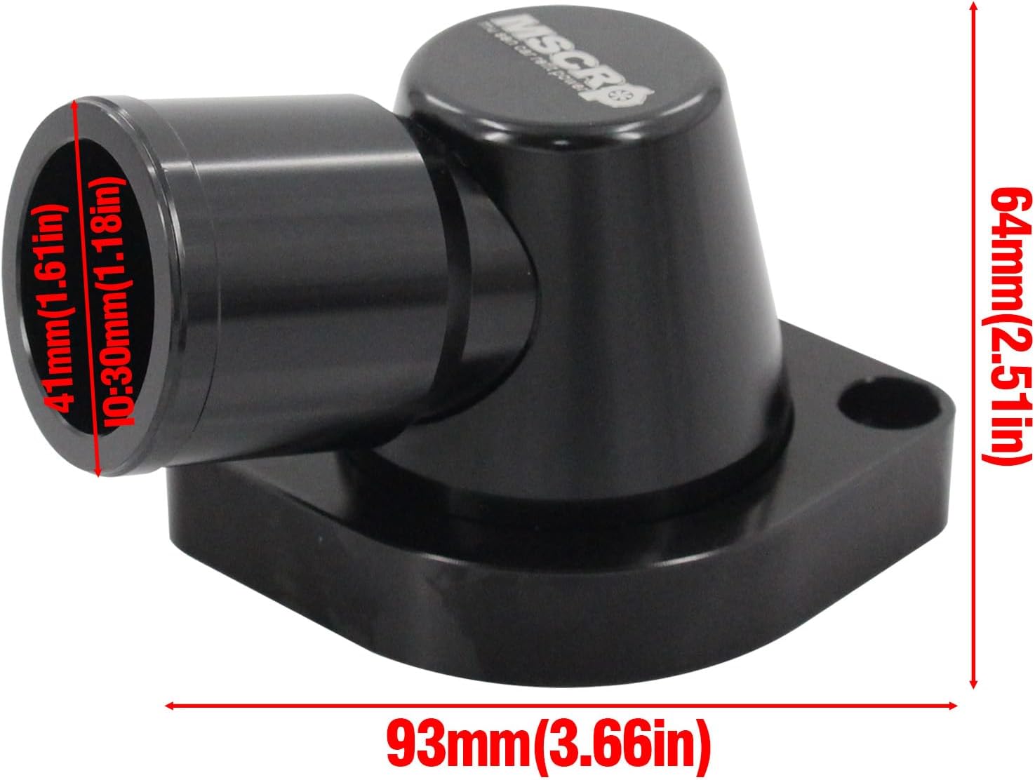 Billet Aluminum 1.5" Swivel Thermostat Housings Water NecK 90 degrees For LS Engine