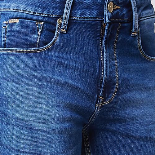 Image of Spykar Men's Rover Regular Fit Mid Rise Casual Jeans
