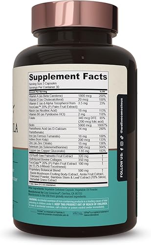 Miniatura 8 de Hair La Vie Vitaminas para el cabello de fórmula clínica con biotina y palma de sierra cabello saludable y bienestar de todo el cuerpo