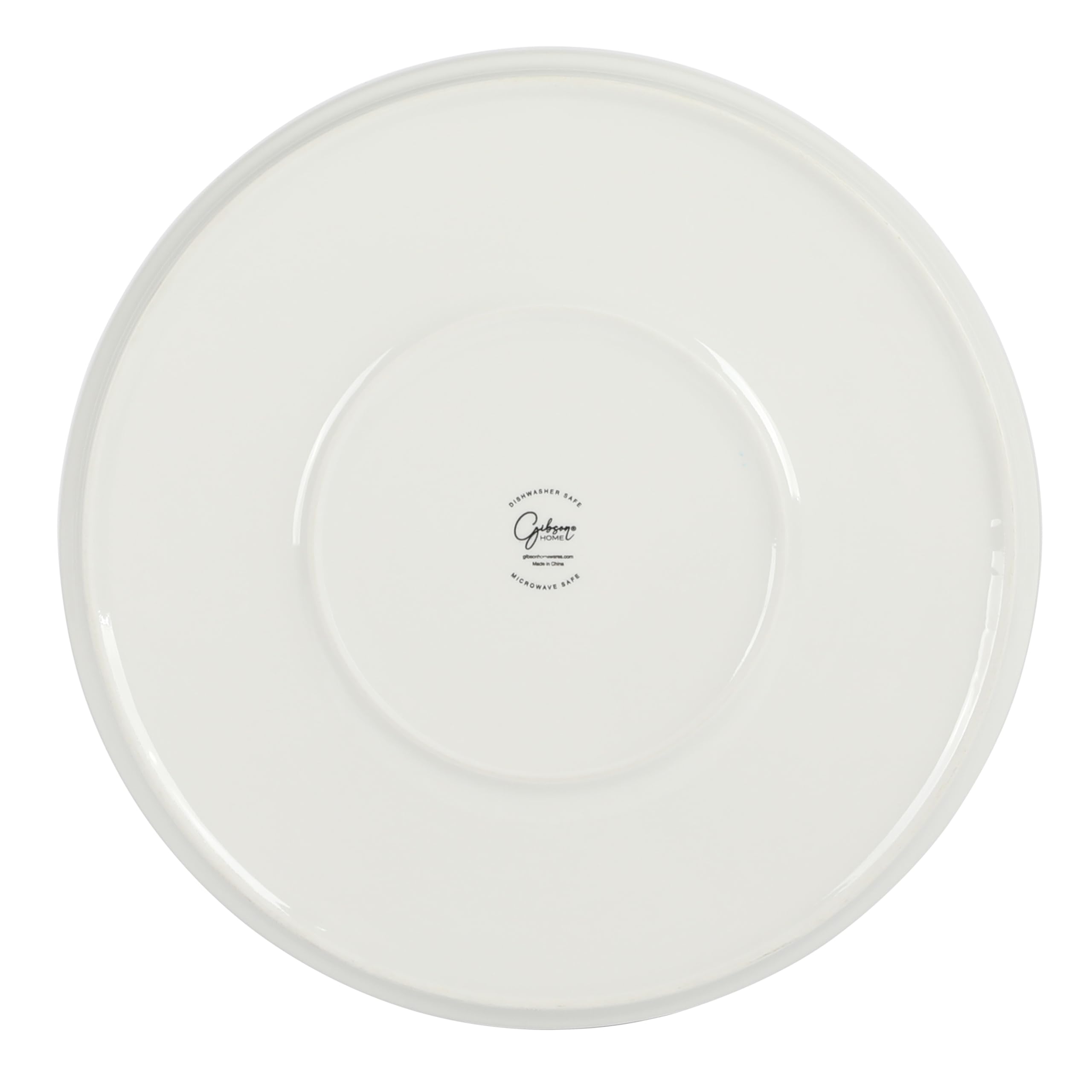 Gibson Home Rothernberg zestaw 18 talerzy i misek z białej porcelany 18 sztuk