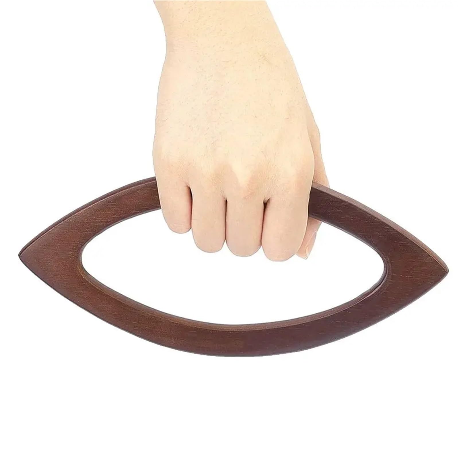 MRKU Asa de Madera para Bolso, Accesorios para Bolsos, Manualidades, Bricolaje, 4 Piezas de Repuesto de Madera Maciza, Correa clásica para Bolso, para Costura, Ganchillo, Cartera y proyectos.