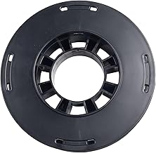 Carrete de cable, tambor de envoltura de alambre vacío para organizar cables, luces de Navidad, cuerda y cables Ethernet, color negro