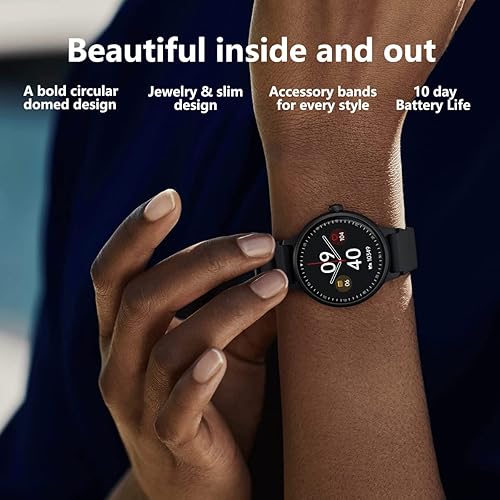 Miniatura 6 de FITVII Reloj inteligente para responderhacer llamadas, rastreador de fitness con presión arterial 247 monitor de frecuencia cardíaca y oxígeno en