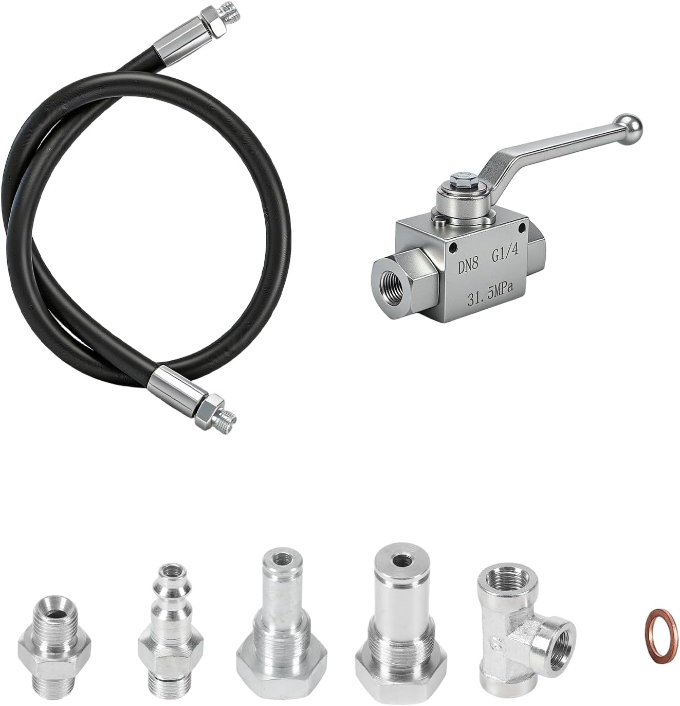 Air Test Tool Kit Compatible with Ford Diesel 6.0L-7.3L, High Pressure Oil System Diagnostic Tool