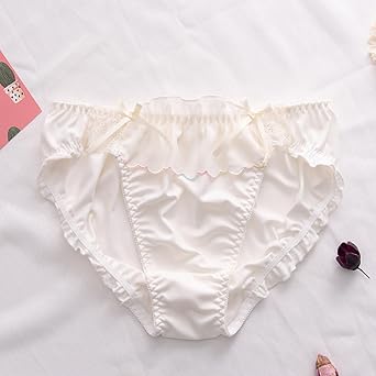 YOMORIO Cute Anime Panties Strappy Milk Silk Briefs Japanese Lingerie Multicoloured