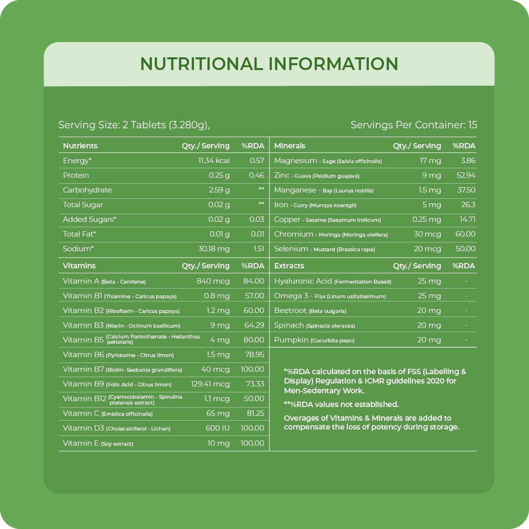 Rawrx Vegan multivitamin for men with omega 3, B-complex, vitamin D3, magnesium, made with fruits and vegetables for high absorption, improves energy, immunity and sleep, 30 tablets (1 month supply) Rawrx Vegan multivitamin for men with omega 3, B-complex, vitamin D3, magnesium, made with fruits and vegetables for high absorption, improves energy, immunity and sleep, 30 tablets (1 month supply)