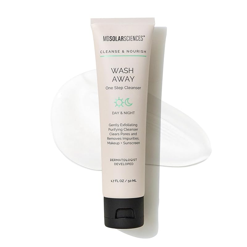 MDSolarSciences Wash Away Limpador Facial Espumante com Ácido Salicílico, 142 g