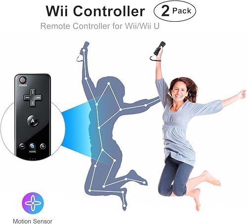 Miniatura 3 de Bameca Wii Controller - Paquete de 2, mando a distancia Wii y Wii U