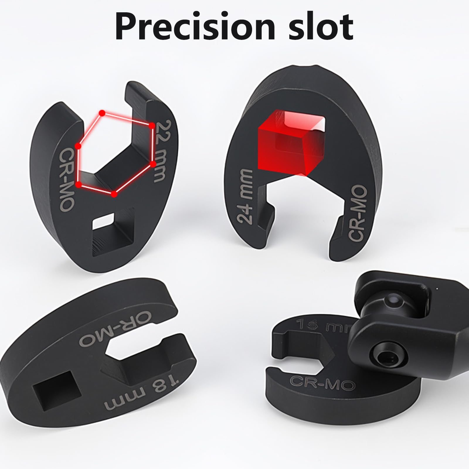 Juego de llaves inglesas de tubo de 15 piezas con accionamiento ergonómico de 3/8 pulgadas Mecanizado con precisión para apretar y aflojar tuercas Herramienta suavizada de precisión varias tareas