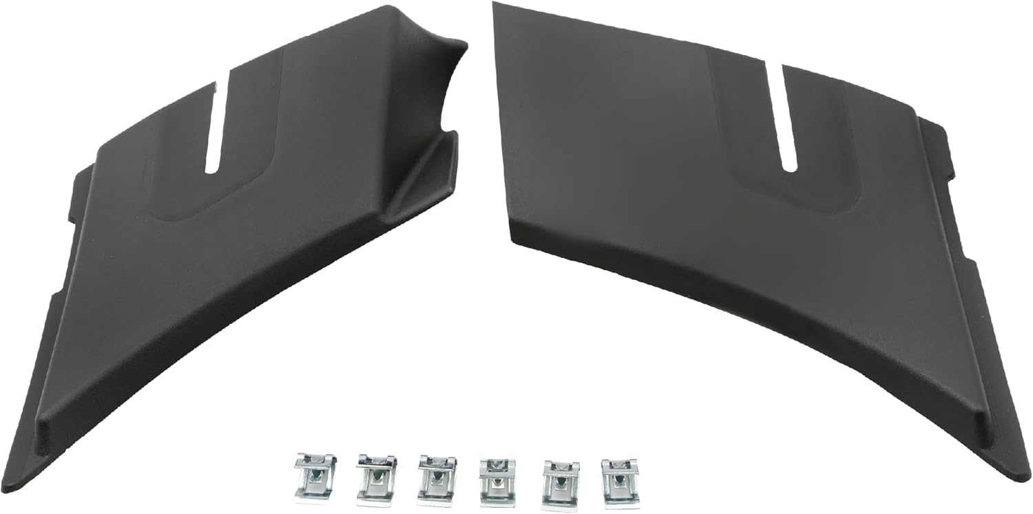 Windshield Wiper Cowl End Fit for Chevy/Chevrolet Avalanche 2007-2013, for Suburban Tahoe GMC Yukon XL Cadillac Escalade ESV 2007-2014 Air Inlet Grille Panel Pair Replace for 25820729 25820730