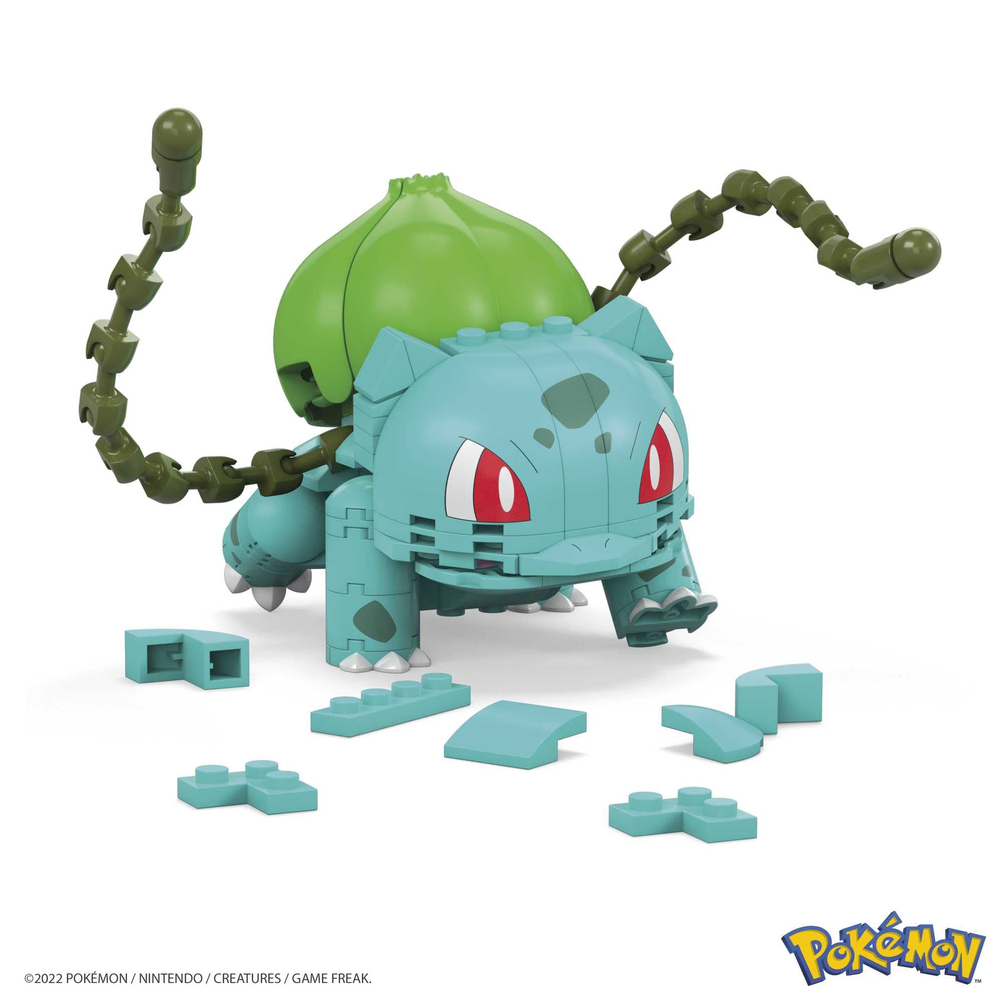 MEGA Pokémon - Bulbasaur set da costruzione con 175 pezzi, Giocattolo per Bambini 6+ Anni, GVK83