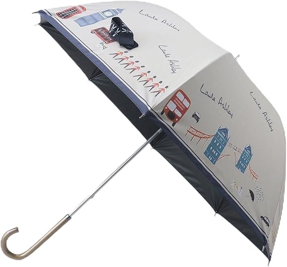 Amazon | [ ローラアシュレイ ] 長傘 【UVカット/遮熱効果/晴雨兼用