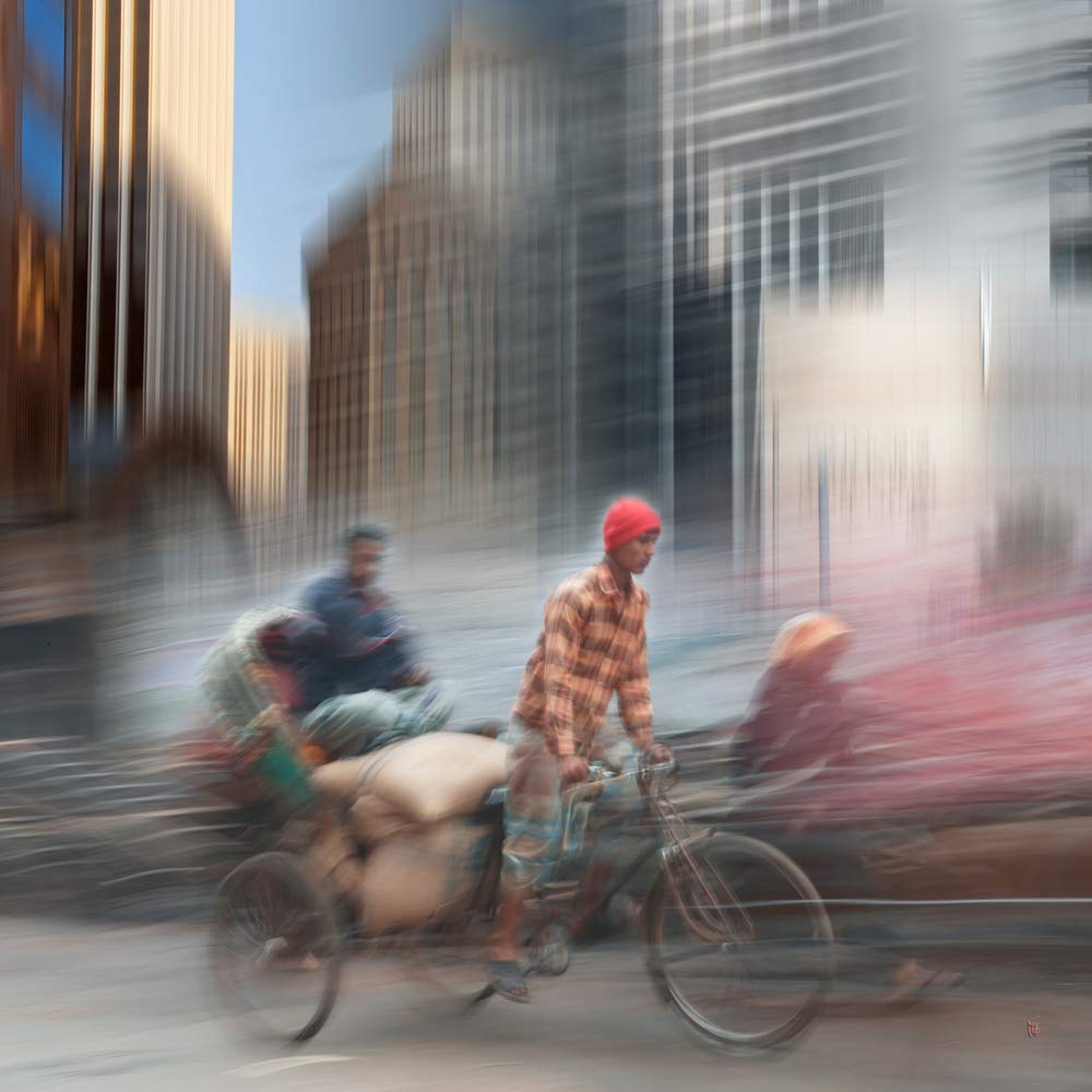 International Graphics - Finished Picture - Maïlo / M-L Vareilles - ''Impressions urbaines I''- 30 x 30 cm - Direct printing on acrylic glass