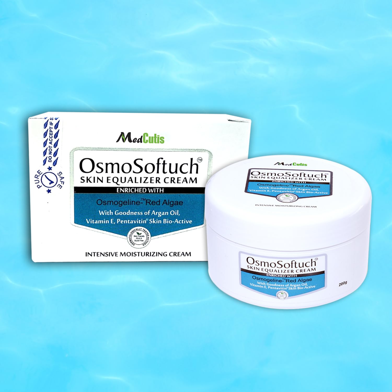 OsmoSoftuch Skin Moisturizer Cream Lotion for Glowing Skin, 72 hours Moisturisation, Intense Hydration for Dry Skin, Body Lotion with Shea Butter & Red Algae extract, 200gm-image-28