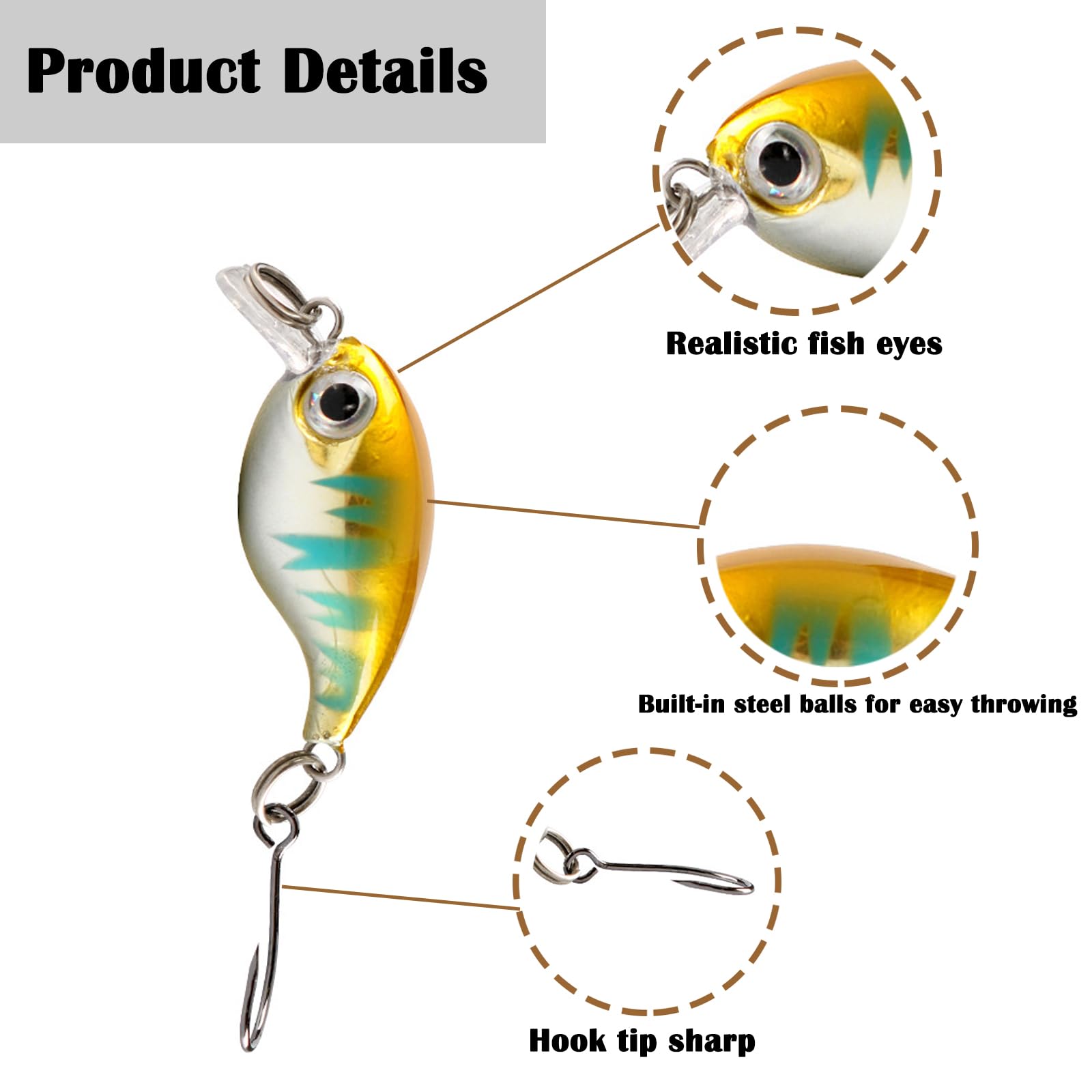 WLure 10 Blank Crankbait Angelköder Körper Unlackiert Köder 3