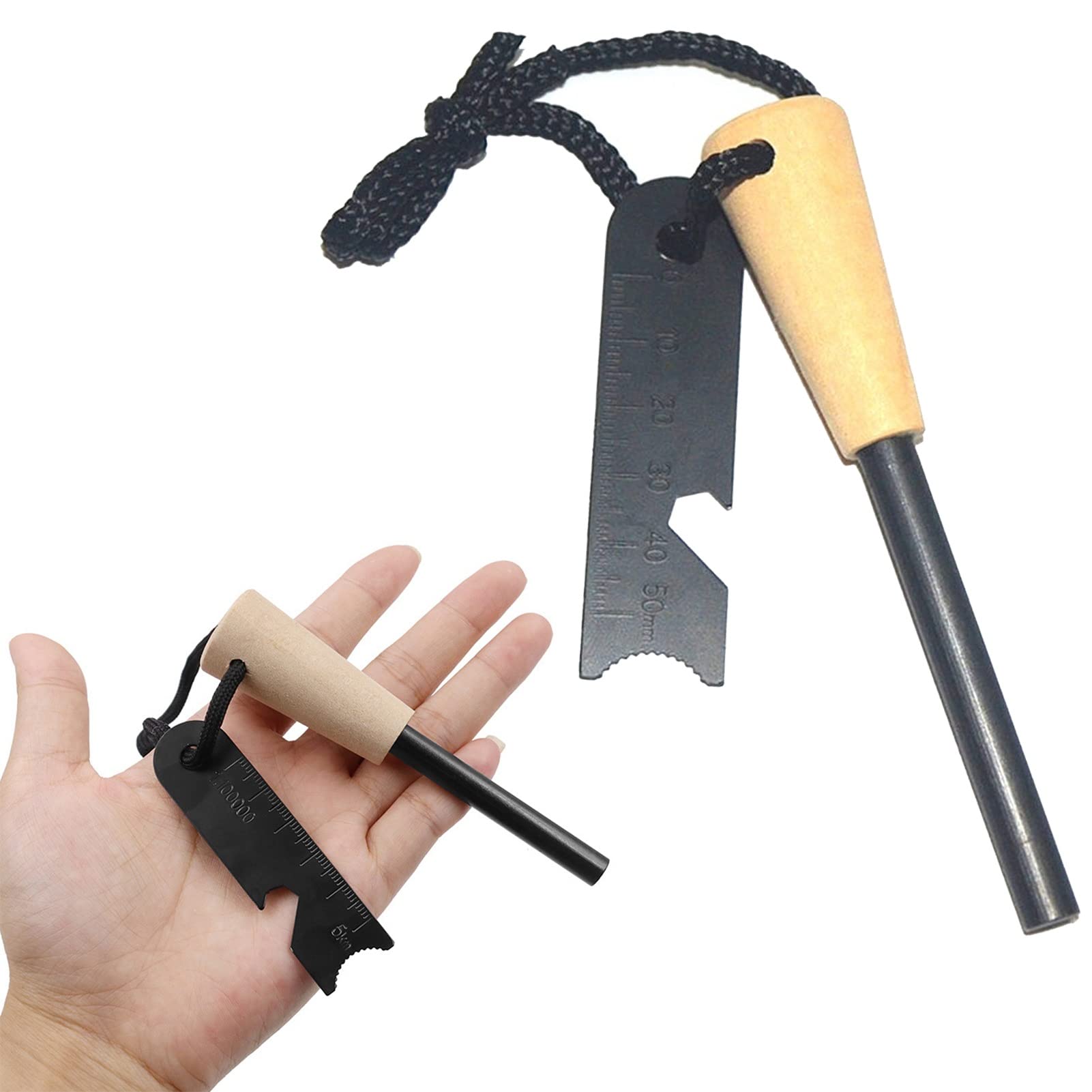 Amazon.co.jp: メタルマッチライター ファイヤースターター 60 x 8mm