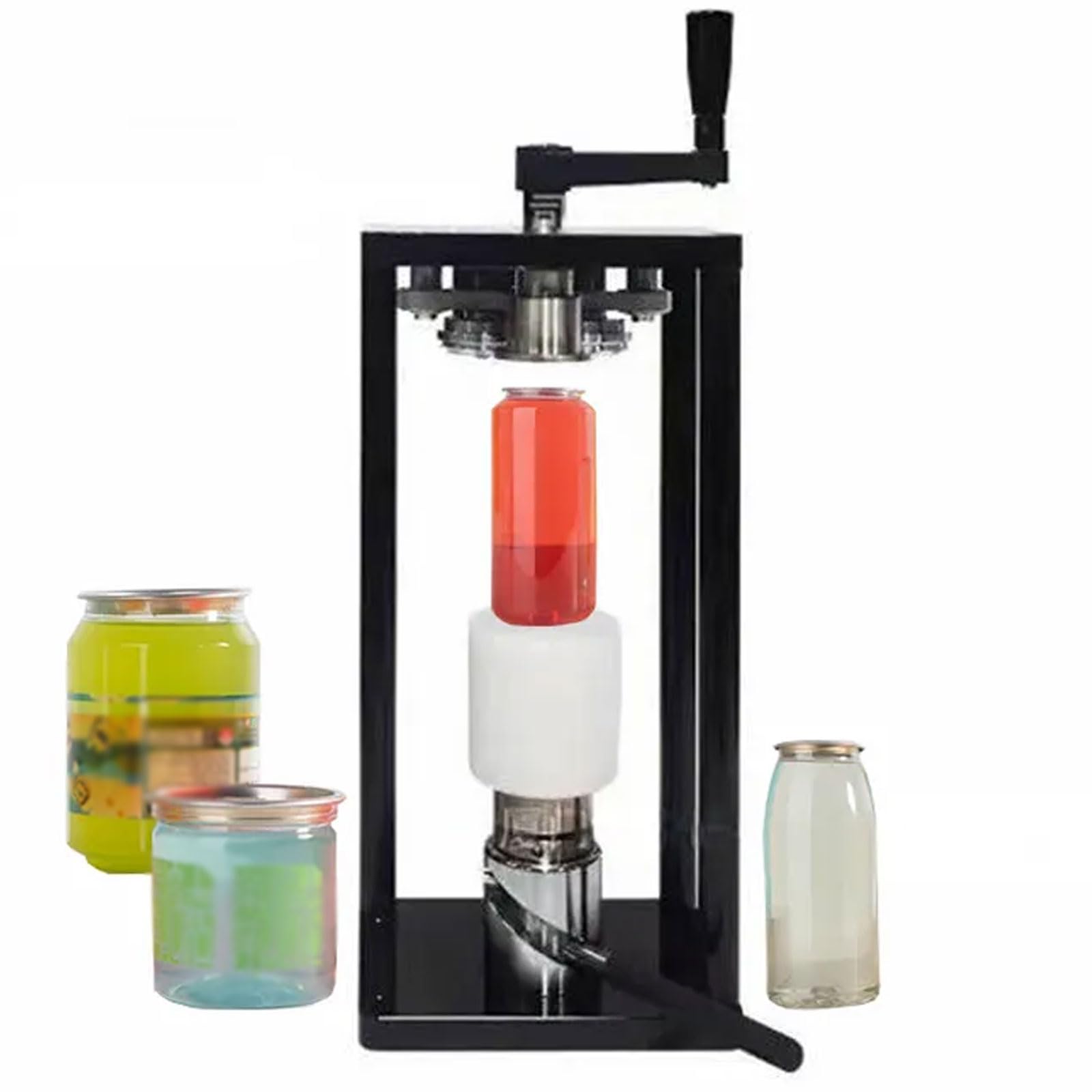 Aserzenith 1 Manual Can Sealer Machine, Handheld Tin Can Seamer For Airtight Packaging, Ideal For Sealing Beverages Like Milk Tea
