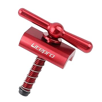 Street27 Aluminium Alloy CNC Lightweight Hinge Clamp Lever For Brompton Bike Red