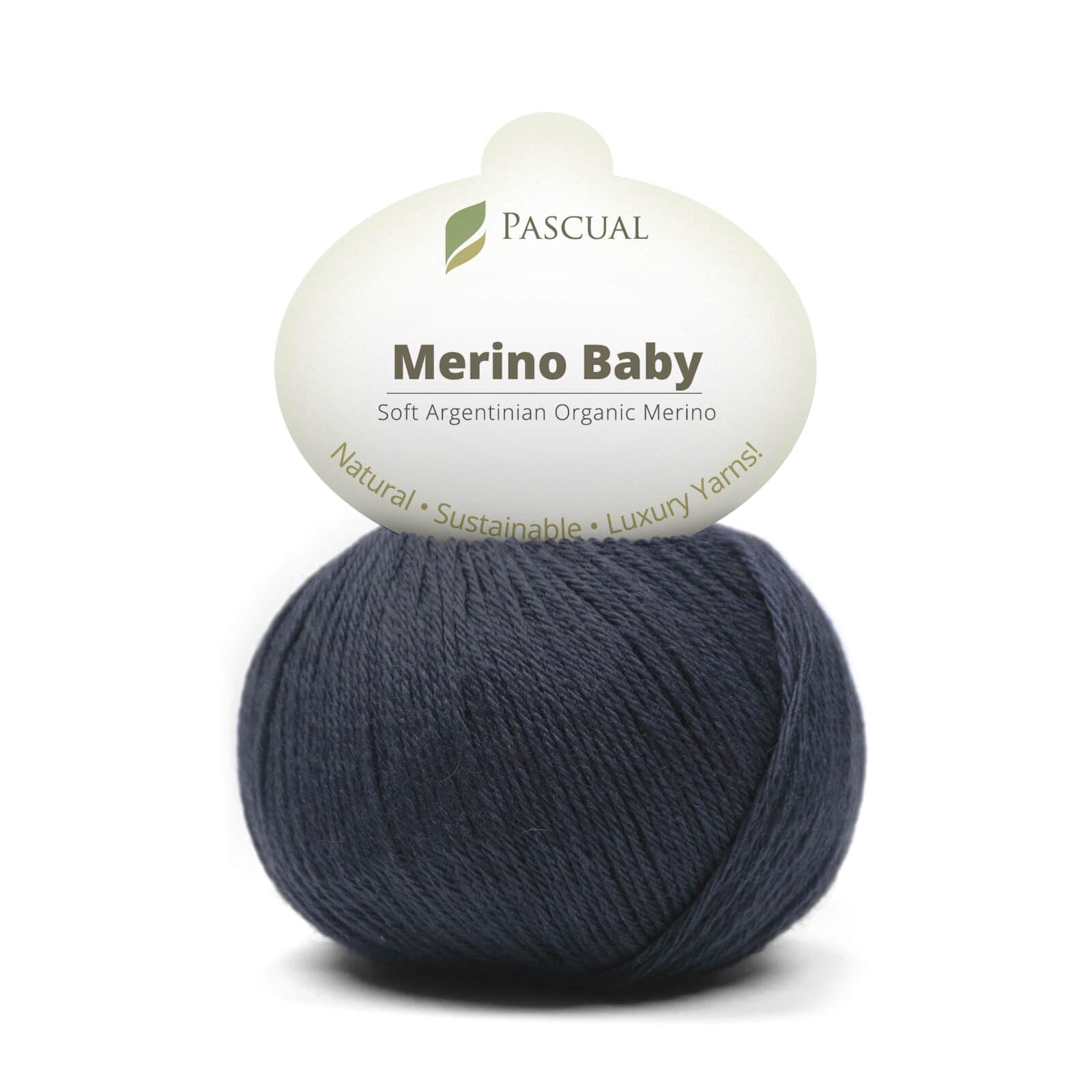 PASCUALI Merino Baby|Strickwolle aus 100% Schurwolle aus Merino, Merinowolle zum Stricken und Häkeln, SET: 4 Knäuel - 200 g, Farbe: Schiefer 303