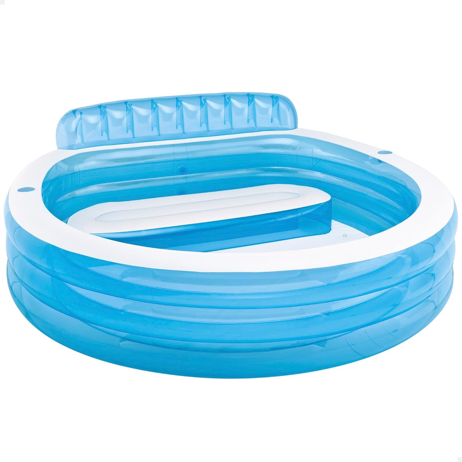Intex piscinette Aqua + Banc & bâche Protection pour Piscine autoportante 2m44