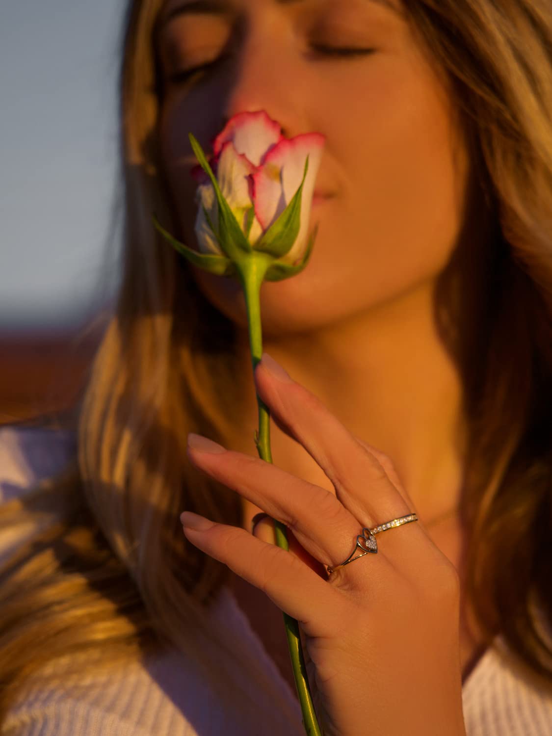 My Gold Damen Goldring Gold 333 Mit Zirkonia Echtes Gelbgold (8 Karat) Zart 3mm Damenringe Ewigkeitsring Cora MOD-07950