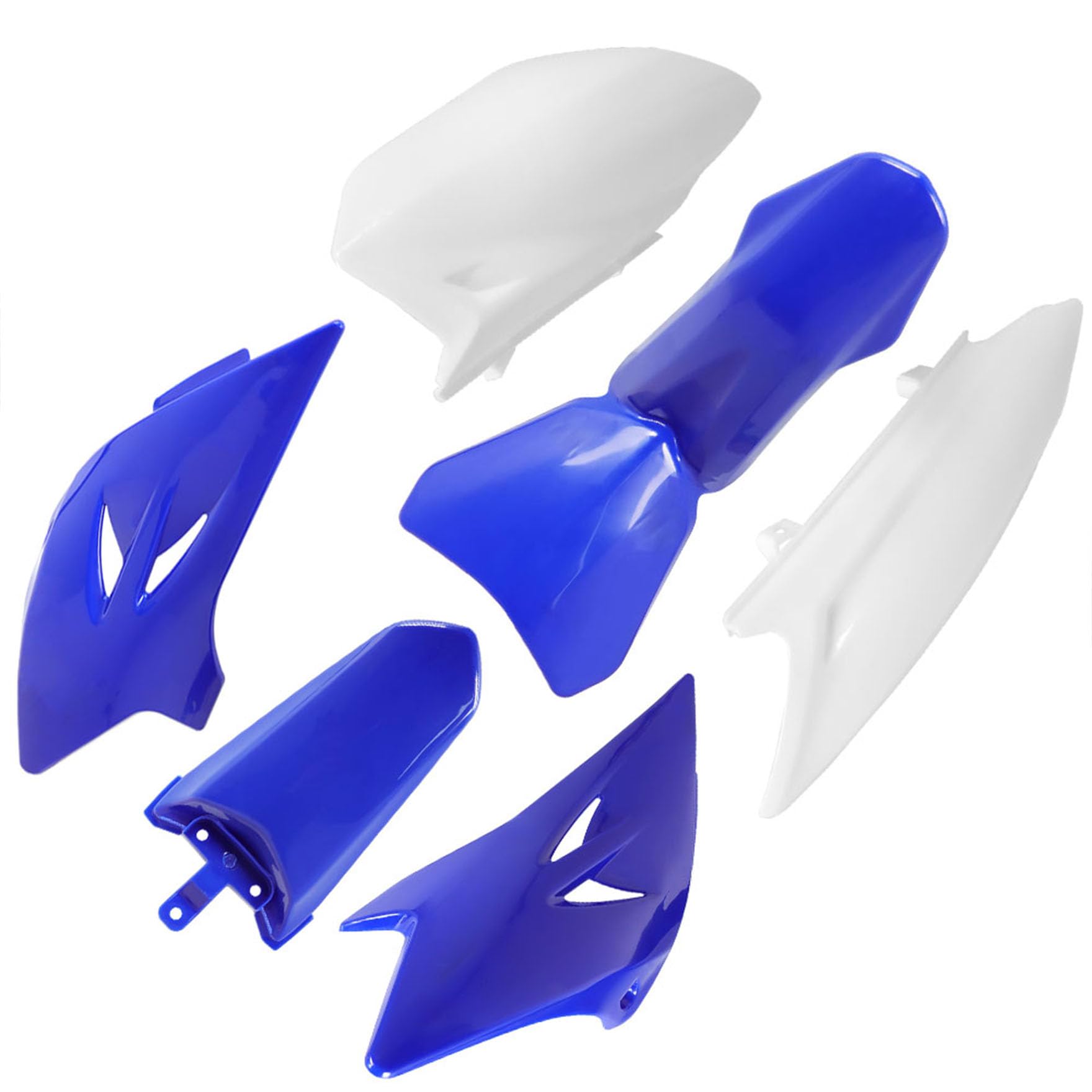 waltyotur ABS Plastic Fender Side Cover Fairing Kit Replacement for Yamaha TTR 50 TTR50 2006-2021