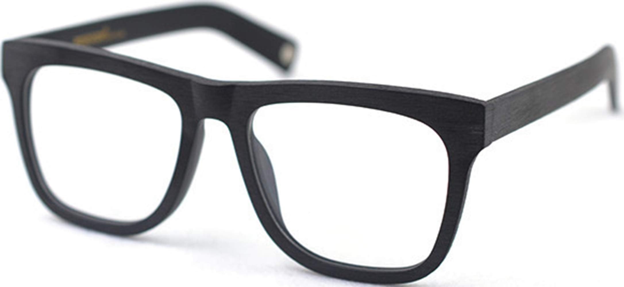 J&L GlassesLarge Woodgrain Eyeglasses Frame Faux Wooden Unisex Glasses Frame9089