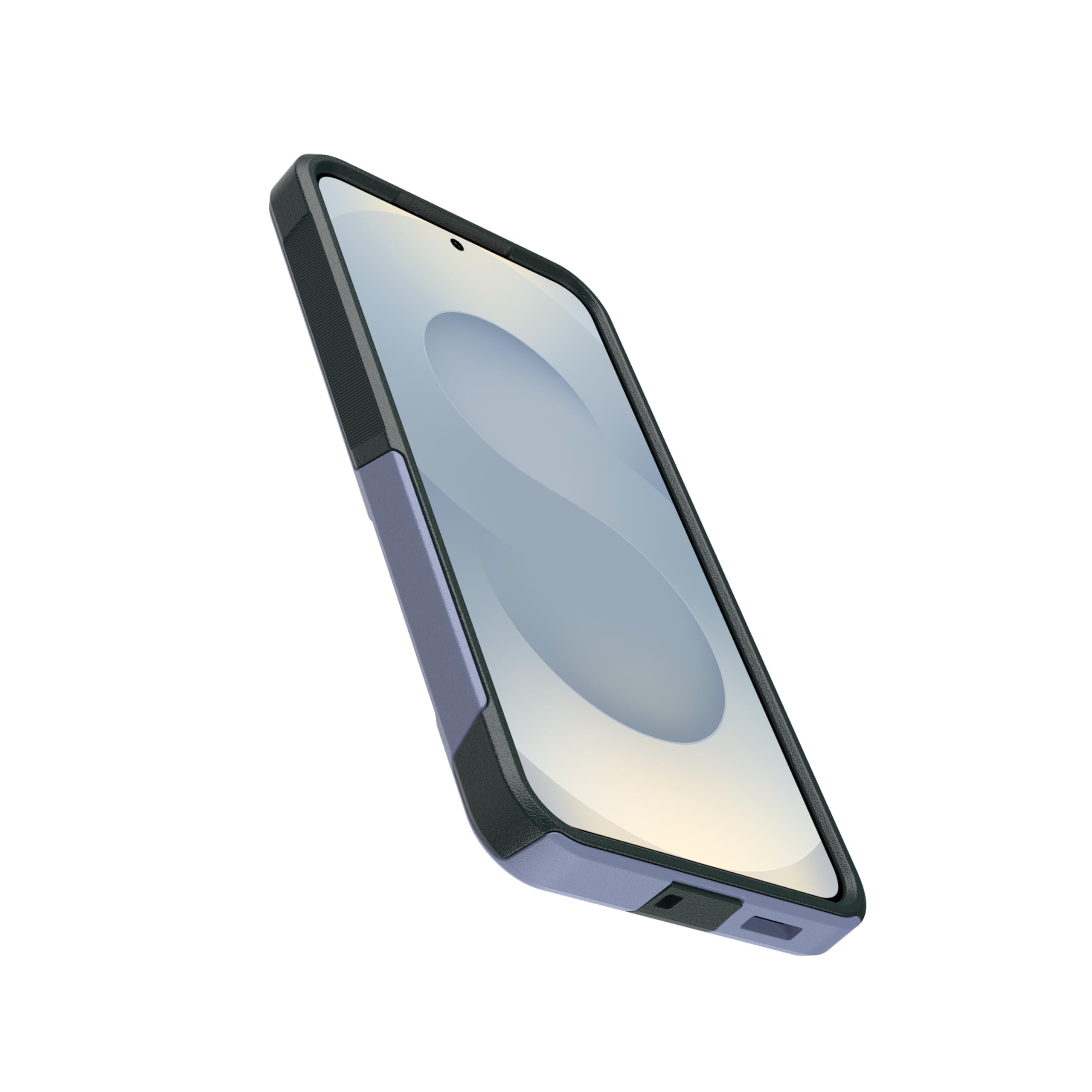OtterBox Samsung Galaxy S25+ (Solamente) - Funda de la Serie Commuter - Arrecife de orquídea (Azul y Verde) - Delgada y Resistente - Apto para Bolsillo - con protección de Puerto