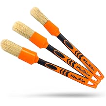 Maxshine Small #10 Universal Detailing Brush Classic Boars Hair Bristles, Soft & Durable Professional Brush for Interior, Exterior, Leather, Engine Bay & Wheels