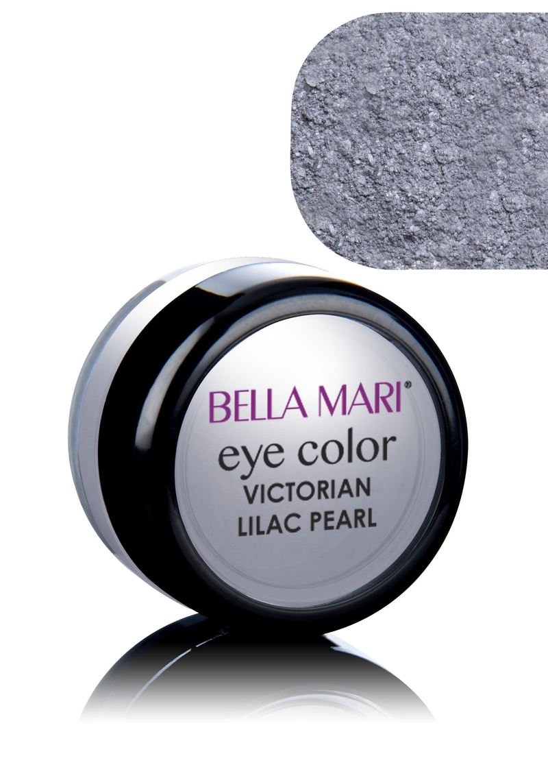 Bella Mari Natural Mineral Eyeshadow, Victorian Lilac (Pearl); 0.1oz