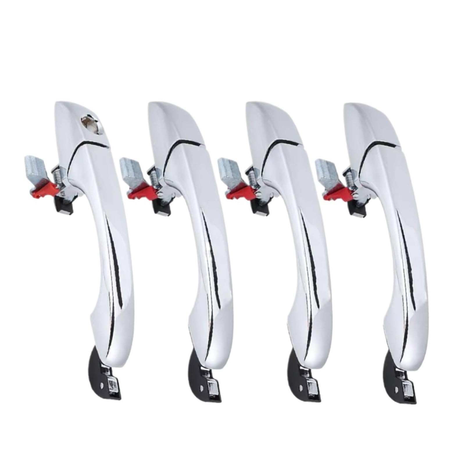 LERYYCX with a Clasp Compatible with Chrysler for 300 2004 2005 2006 2007 2008 2009 2010 4589009AH Front Rear Left Right Chrome Exterior Door Handles