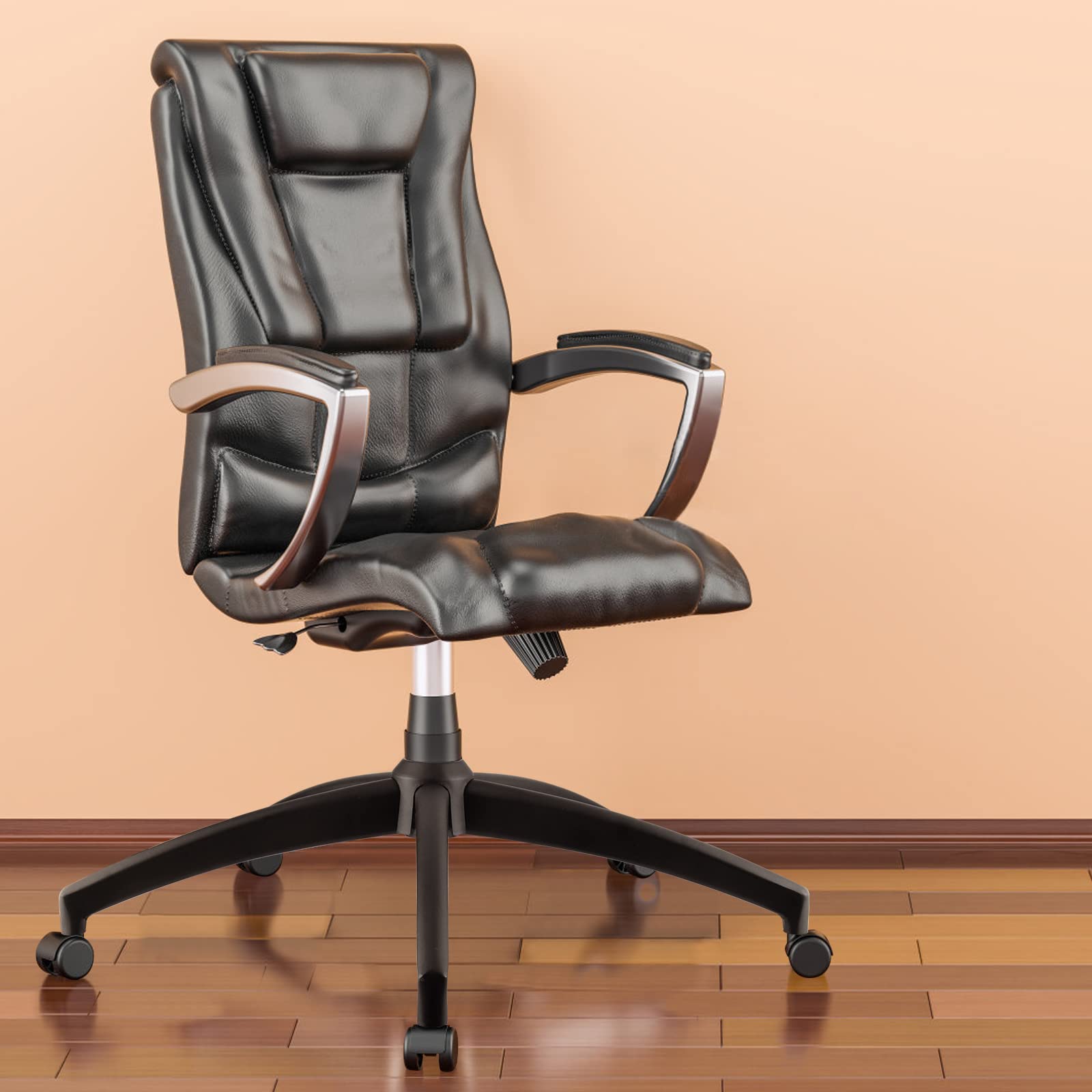 Skelang Base de silla de oficina de 70 cm, parte inferior de silla de escritorio con patas de metal reforzadas, repuesto inferior de silla de juego