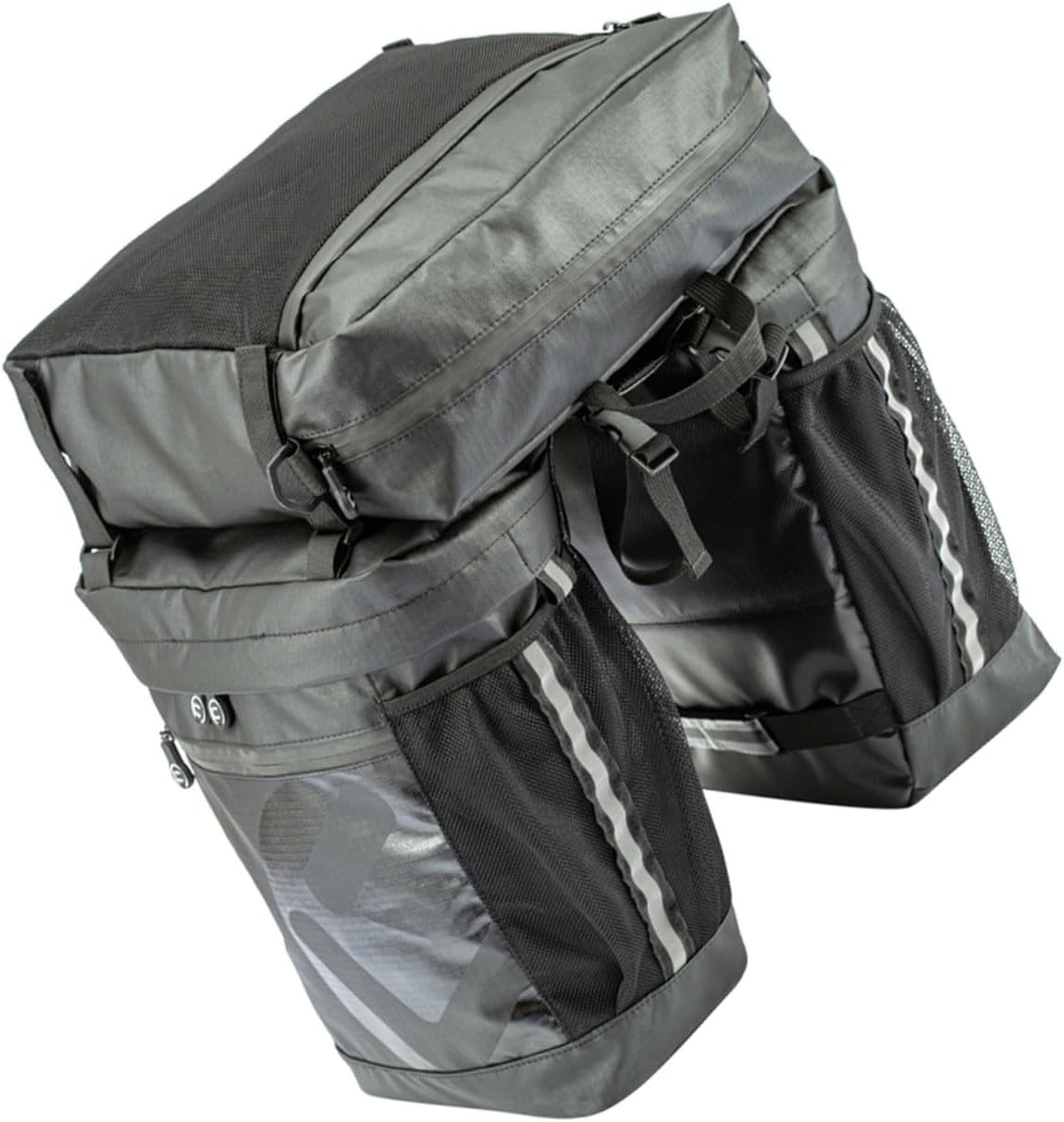 Waterproof Bike Rear Saddle Bag 50l Large Capacity Cycling Pannier Travel Bag for Mountain and Road Bikes Outdoor Rack Trunk Storage