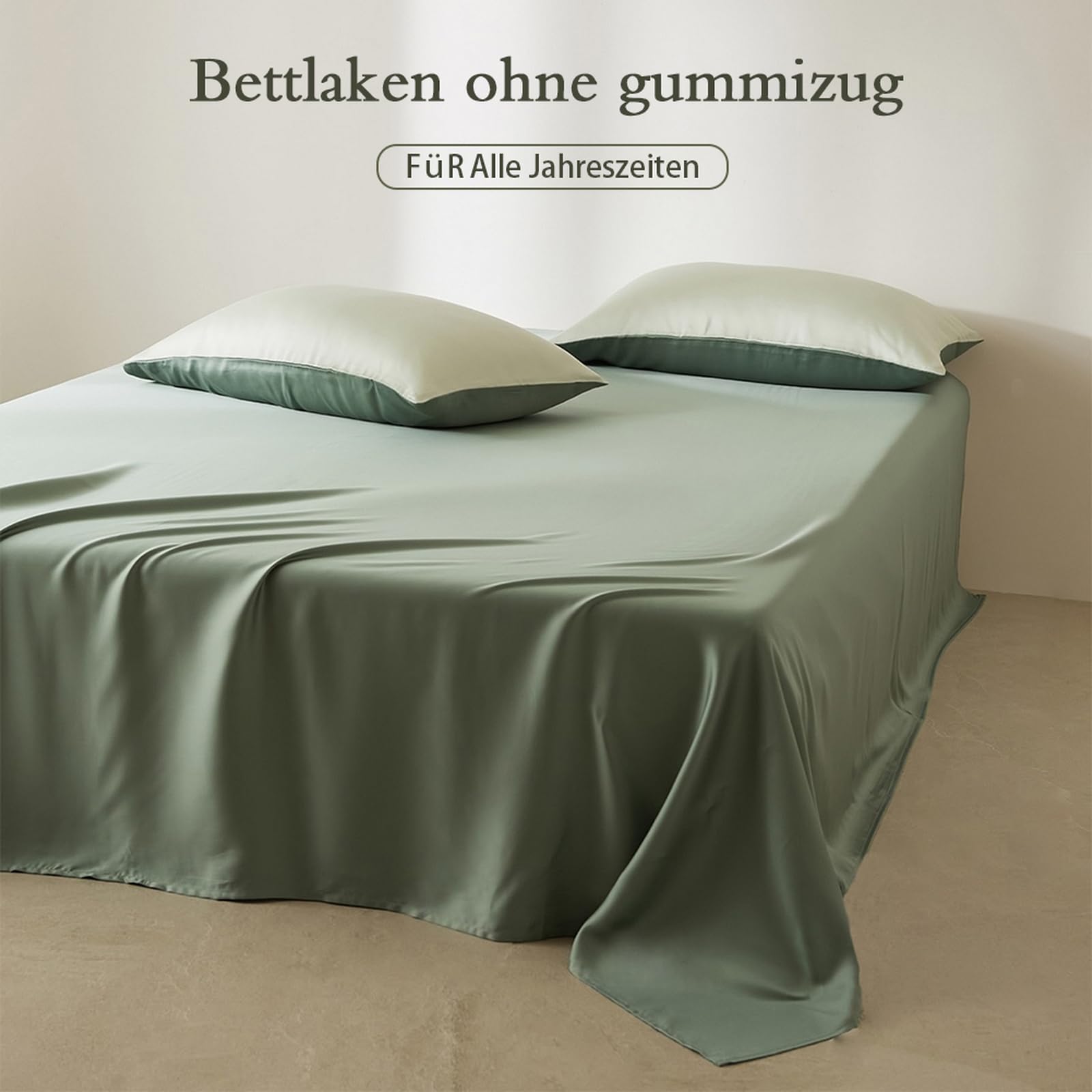 Bettlaken 245 x 250cm Betttuch ohne Gummizug Baumwolle Blau | Leintuch aus 100 % Baumwolle Betttuch für Großes Doppelbett Hautfreundlich Atmungsaktiv Glatt und pflegeleicht