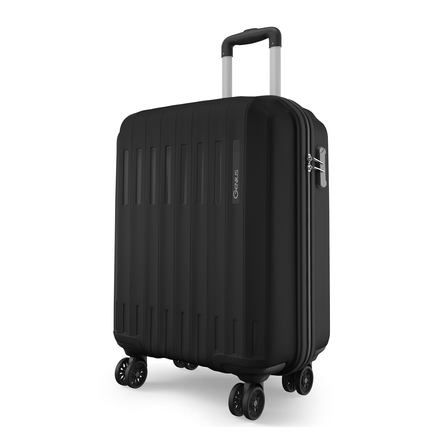 Safari Cabin Genius Alley 55cm Black Trolley Bag - Image 1