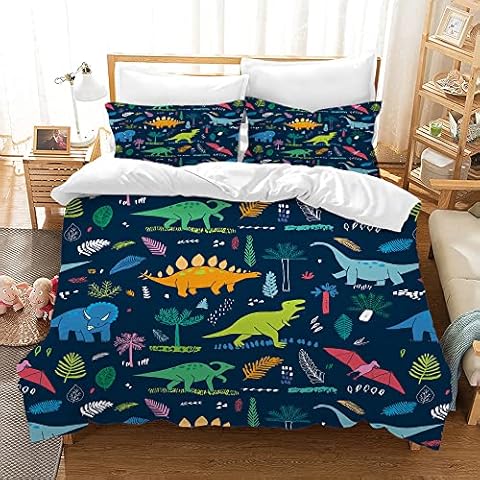 Parure de lit AVJWWD Dinosaure Cover