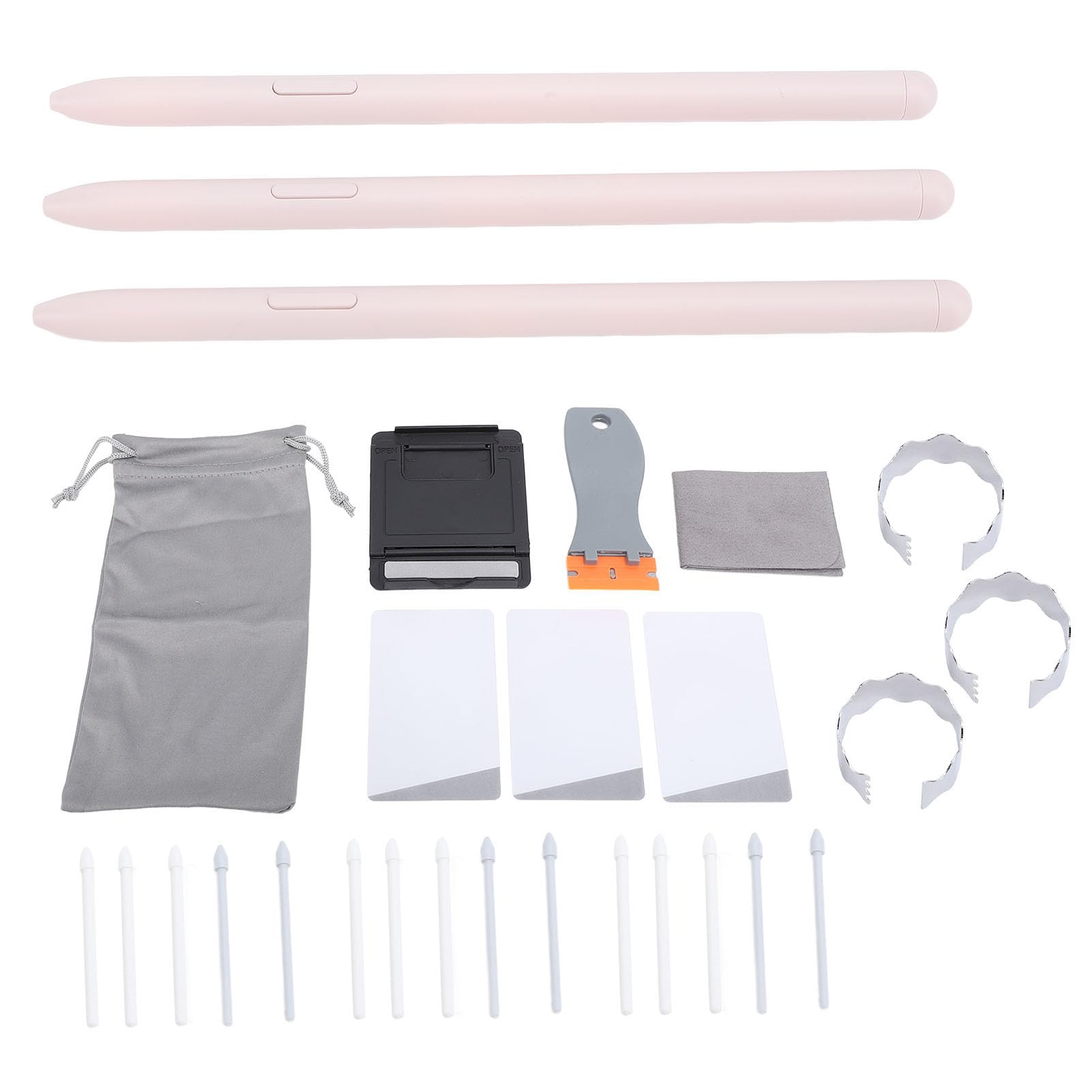 Lápiz Capacitivo con Sensibilidad a la Presión 4096, Uso Más Suave, Tableta Digital para Tab S6 Lite de 10,4 Pulgadas SM P610 SM P615, Conecte Cómodamente 3 Bolígrafos, 15